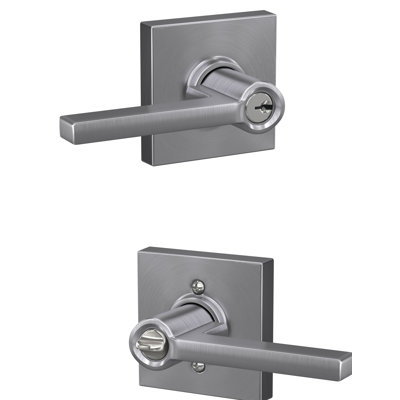 Latitude Keyed Entry Lever with Collins Trim