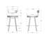  Tabouret de comptoir pivotant Astrid-1809664407