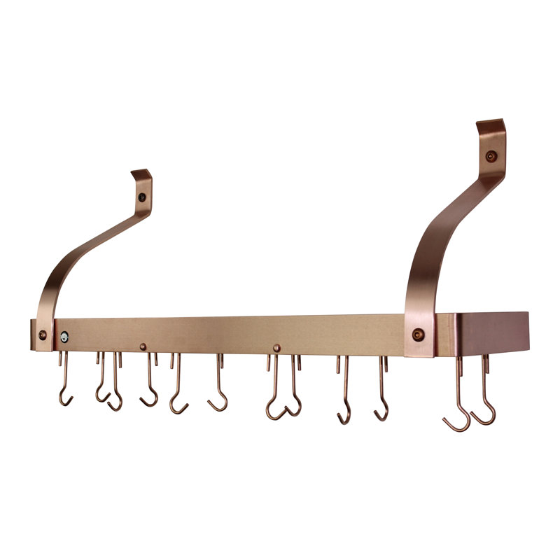 Handcrafted Gourmet Wall Mounted Pot Rack