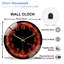 Horloge murale Inferno