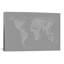 «Font World Map» par Michael Tompsett, impression sur toile tendue en gris-1394663257-1476109252-1476109253