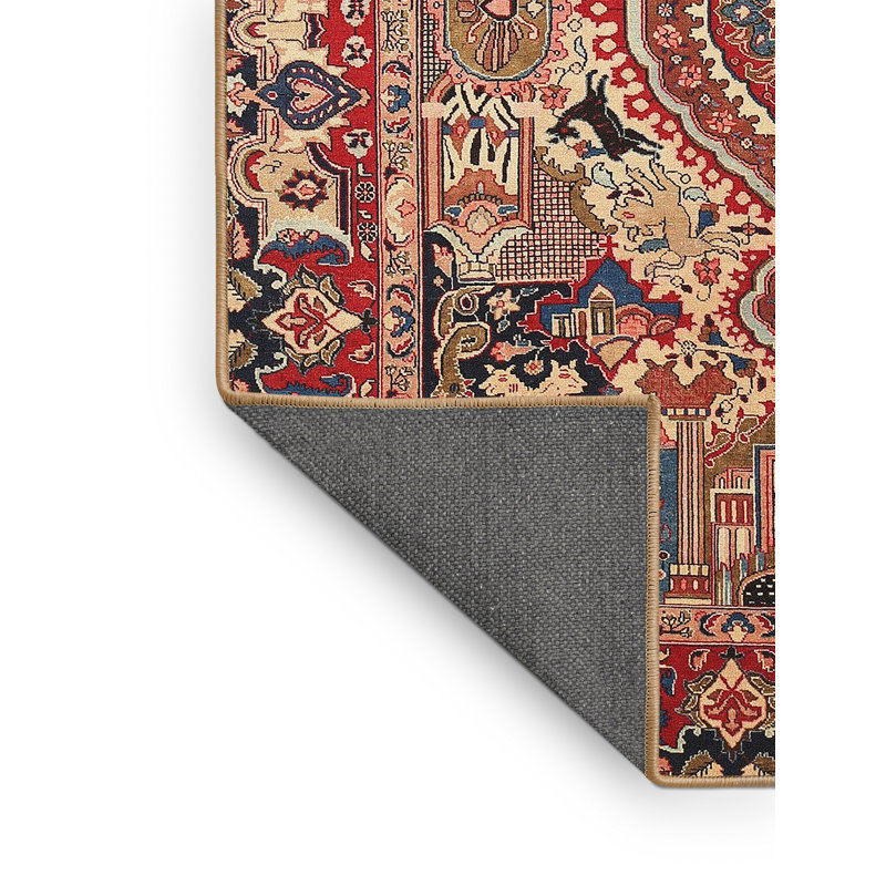 Tapis rouge à motif sud-ouest, Rectangle 8 pi x 10 pi
