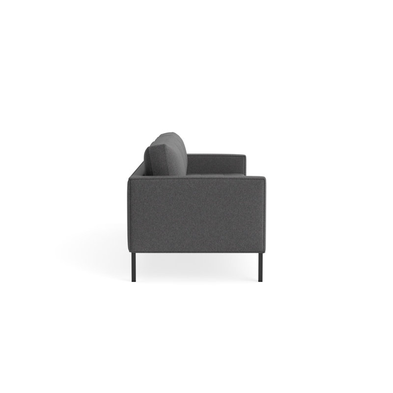 MTO - Paramount Sofa Metal Legs, 32" H x 95" W x 34" D, Gabro Gray