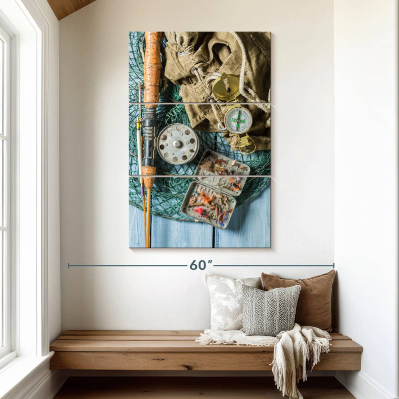 Fisherman Accessories, 50" H x 32" W
