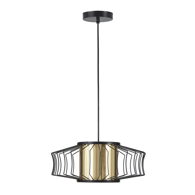 Luminaire suspendu géométrique 1 lumières unique Lyford
