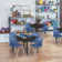 Kee Square Breakroom Table and 12" Chair Set