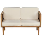 Welara 122cm Wide Outdoor Garden Sofa with Cushions