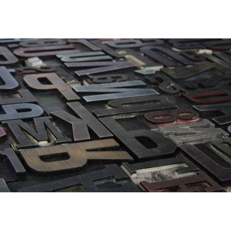 Ferde typographie par Nyvltart, H 24 po x l 36 po