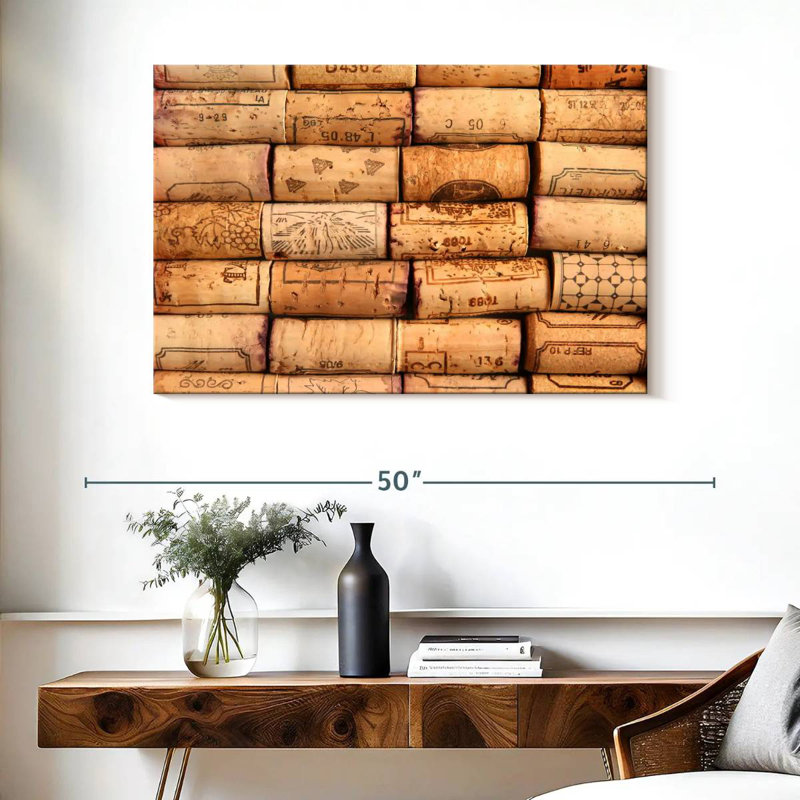 Yarlin Wine Bottle Corks, 26" H x 39" W