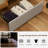 Twin Xl Bed Frames With Storage Drawers, Hidden Storage Headboard With Led Lights & Charging Station, Upholstered Twin Xl Platform Bed, Solid Wood Slats, No Box Spring Needed-219351337