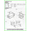 Ensemble de 3 tables basses blanches et brunes blanches modernes Tables de bout carrées pour le salon, faciles à assembler