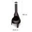 Round Steel Smokeless Chimnea