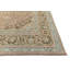 Tapis oriental traditionnel en saumon discret de conception unique 6 pi 5 po x 9 po