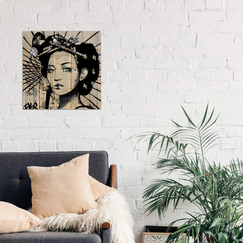 Lotus by Loui Jover - Wrapped Canvas Print, 66.04 cm H x 66.04 cm W x 3.175 cm D