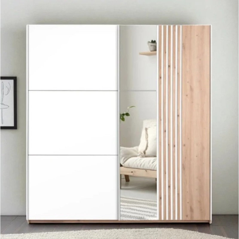Manufactured Wood Wardrobe, Oak Wotan