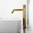 Marigold 18" L x 14" W x 5" H Rectangular White Matte Stone Vessel Bathroom Sink with 12" H Faucet