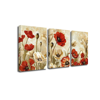 3 Piece Wrapped Canvas Print