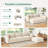 Bouley L-shaped Modular Corduroy Sectional Cloud Couch-900611317
