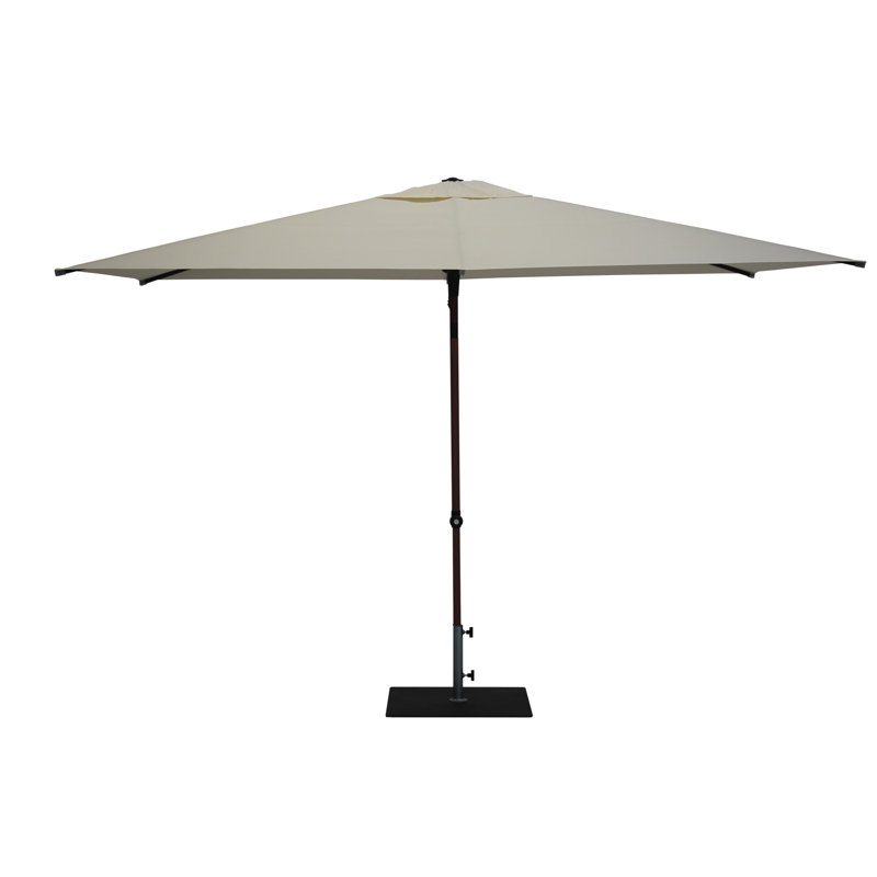 Aolaith 300cm X 200cm Rectangular Market Parasol, Brown