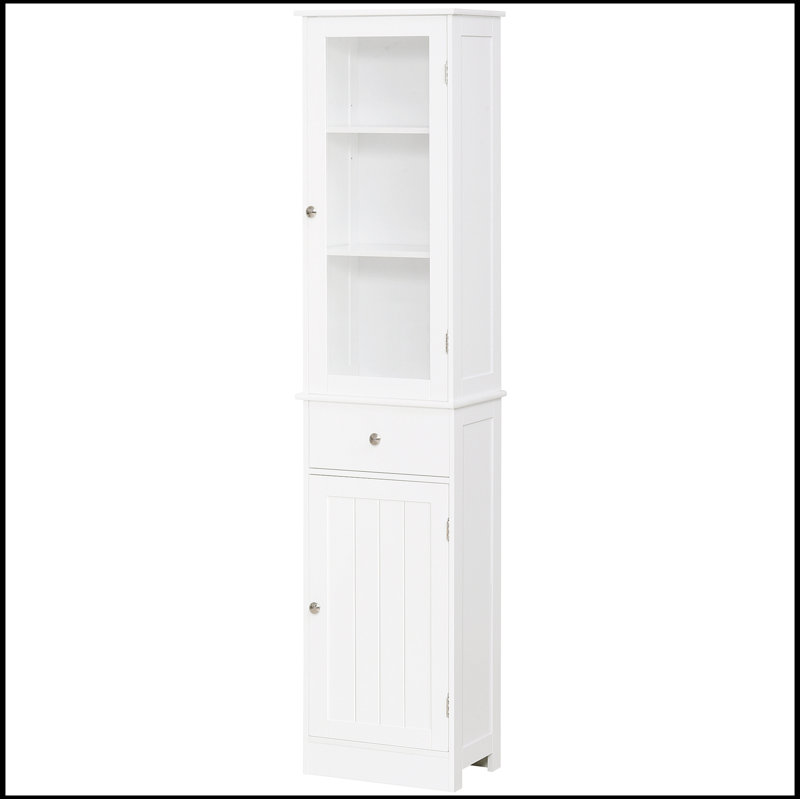 Armoire de rangement pour salle de bain mince et autoportante Cutrer