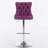 Adjustable Height Swivel Metal Pedestal Bar Stools with Footrest-1041230113