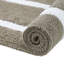 Tapis de bain réversible 100% coton Widman, doux et super absorbant, lavable à la machine-16150961-125401943