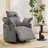 Round Swivel Recliner with Adjustable Headrest, Power & Manual Options-2038766917-2038766912