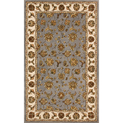 Tapis bleu oriental fait main Java