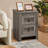 Tryston 3-pieces Rustic & Farmhouse Queen Bedroom Set, Gray-118138199-118138203