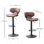 Tabouret de bar pivotant ajustable Masaccio-2134059134
