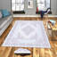 Tapis en polyester de qualité supérieure (5,2 x 7,5 pi), 100% antibactérien, antidérapant, 0,3 po de hauteur | Lavable à la machine, impression numérique 3D, tapis tissé durable | Idéal pour le salon, la chambre à coucher et les espaces repas-1130274209
