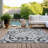 Washable Floral Indoor / Outdoor Rug-518443386
