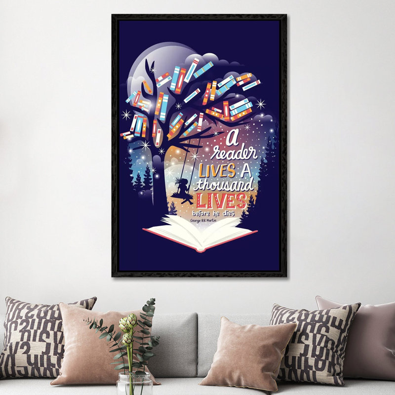 Thousand Lives by Risa Rodil - Gallery-Wrapped Canvas Giclée on Canvas, 152.5 cm H x 101.5 cm W, Black Framed