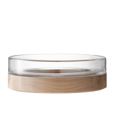 LSA International Lotta Glass Fruit Bowl