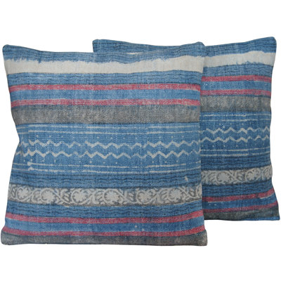 Geometric Cotton Throw Pillow
