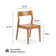 Linzy 18.5'' H Solid Wood Side Chair