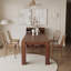 Table de salle à manger extensible en bois avec rangement Quentin-118445136-117044434