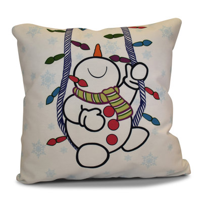 Winter Whimsy Outdoor Throw Pillow
