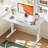 Flavio Height Adjustable Standing Computer Desk With Drawer and USB & Type-C Ports For Home Office-158948567-190341274