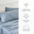 Linen Bamboo-Blend Breathable Luxury Bed Sheet Set-69986400-69986404
