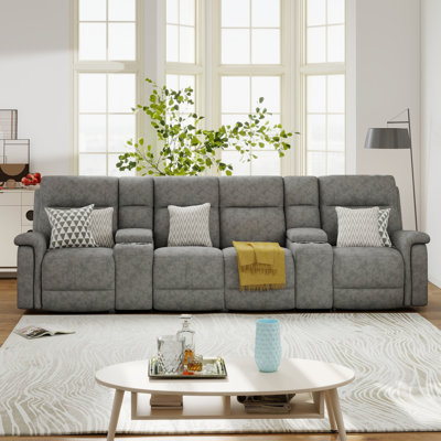 Satori 138.6'' Upholstered Power Reclining Sofa
