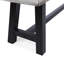 Bancs d'extérieur Carlisle, gris clair sablé + noir (ensemble de 2)-1943792274