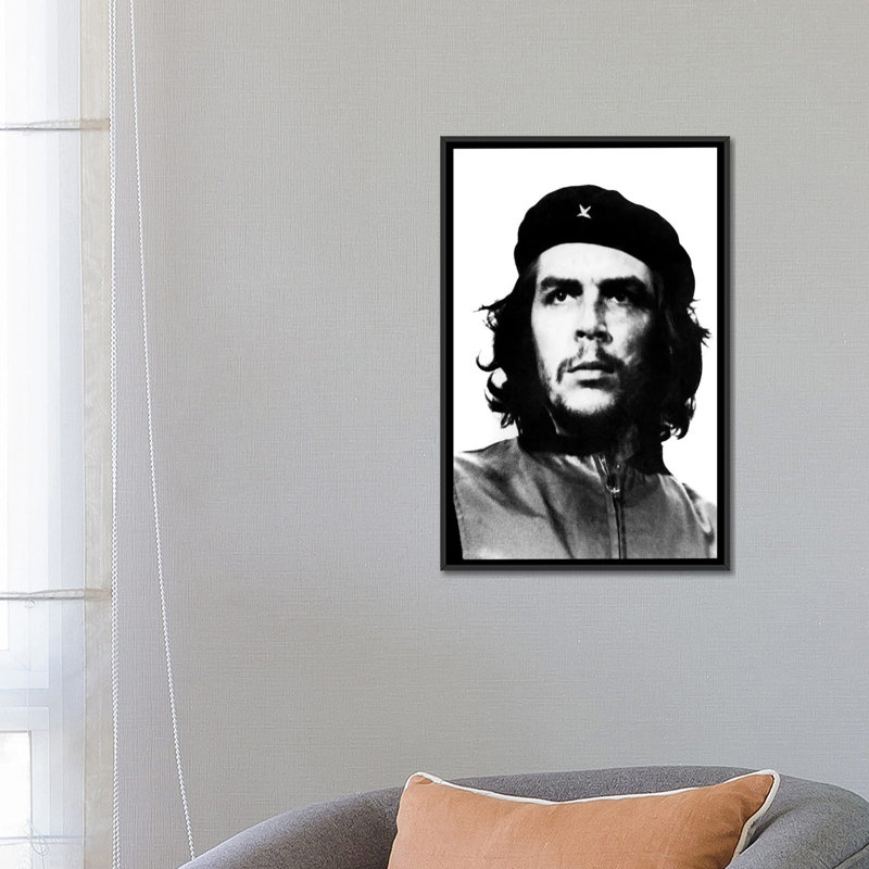 «Che Guevara» par Alberto Diaz Gutierrez, reproduction de photo sur toile, H 26 po x l 18 po x P 1,5 po, Toile encadrée noire