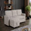 Canapé modulaire convertible rembourré avec méridienne coulissante-344434483-344434482