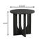 Ensemble de table contemporaine 3 pièces 36 po, gris, gris-1297938085