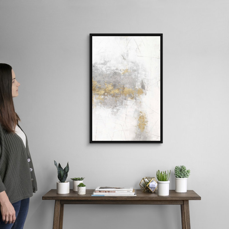 «Metamorphic I» par Joshua Schicker, reproduction d'art graphique sur toile, Cadre flottant noir