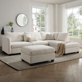 Chatrine Corner Sofa With Footstool