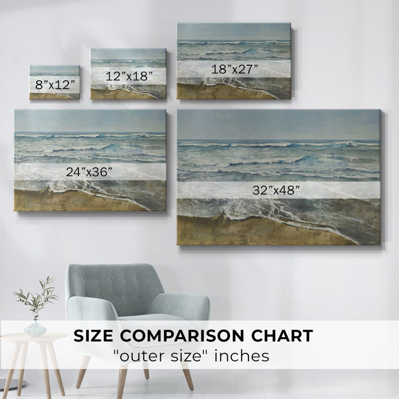 BEACHCOMBING-Gallery Wrapped Canvas, 8" H x 12" W