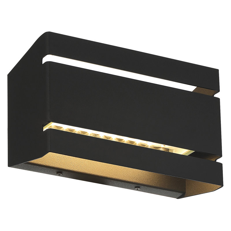 Richford Wall Light, Black, Black