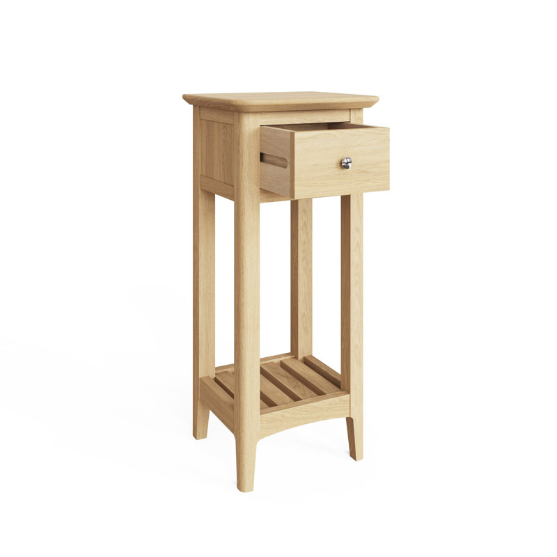 Claiborne Ash 1 Drawer Telephone Table
